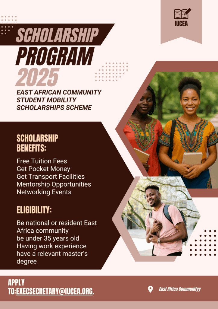 EAST AFRICAN COMMUNITY STUDENT MOBILITY SCHOLARSHIPS