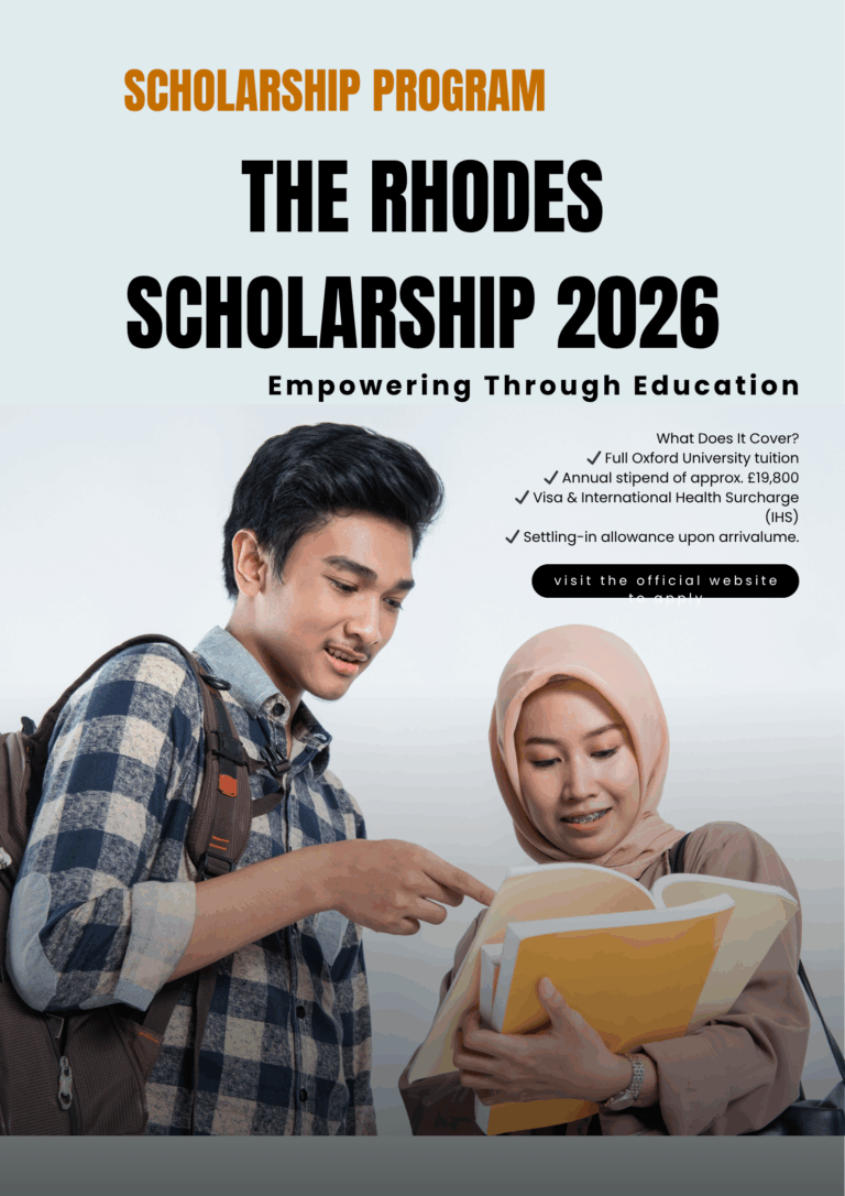 Application is Now Open: Fully Funded The Rhodes Scholarship program